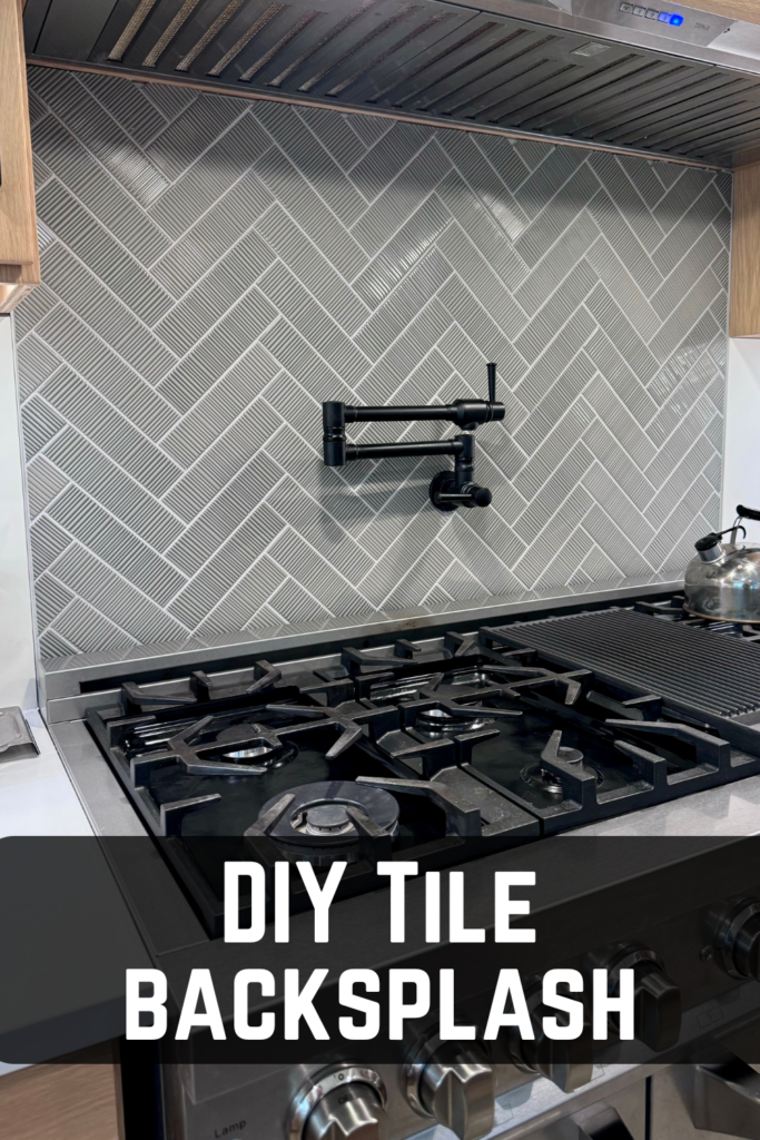 diy tile backsplash