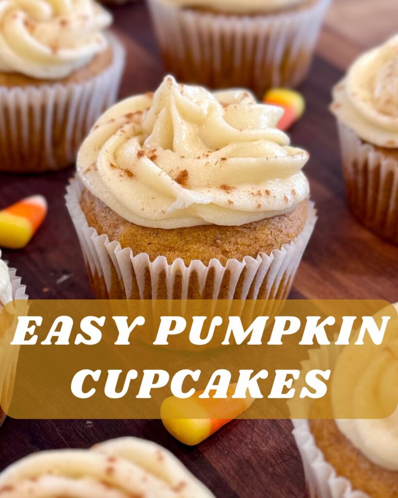 EASY PUMPKIN CUPCAKES