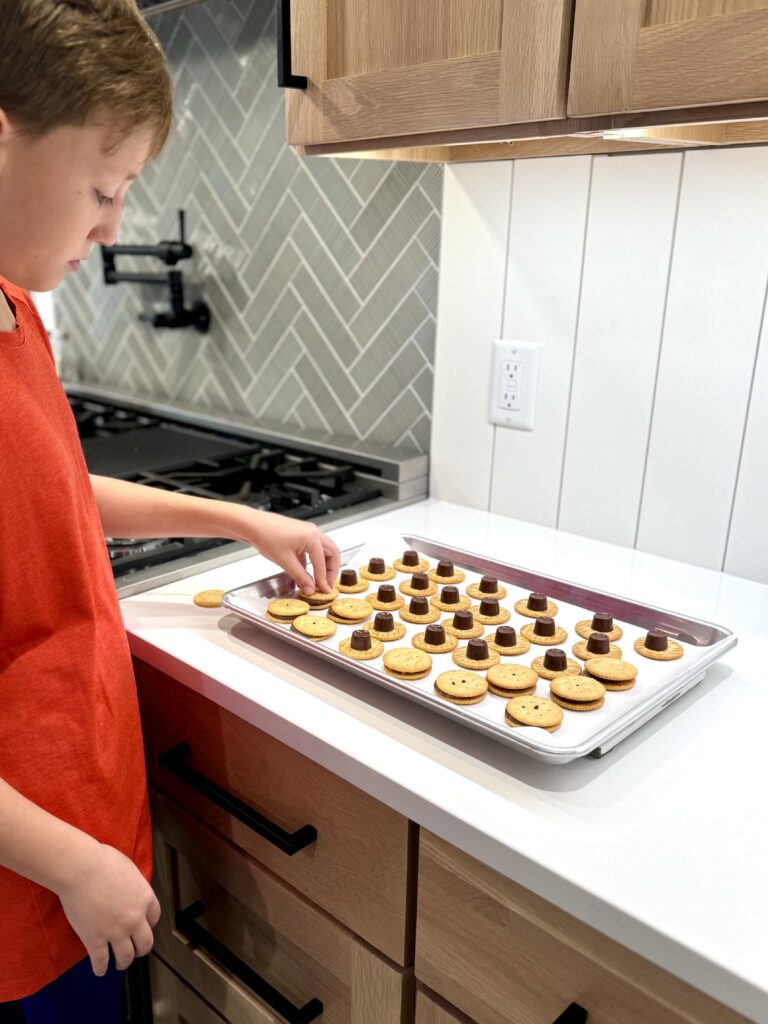 Rolo Stuffed Ritz Crackers recipe