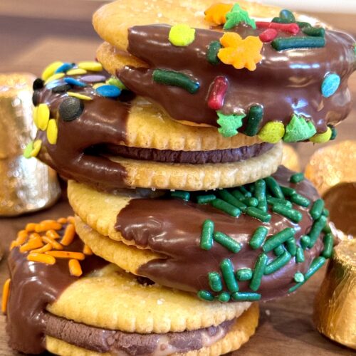 Rolo Stuffed Ritz Crackers