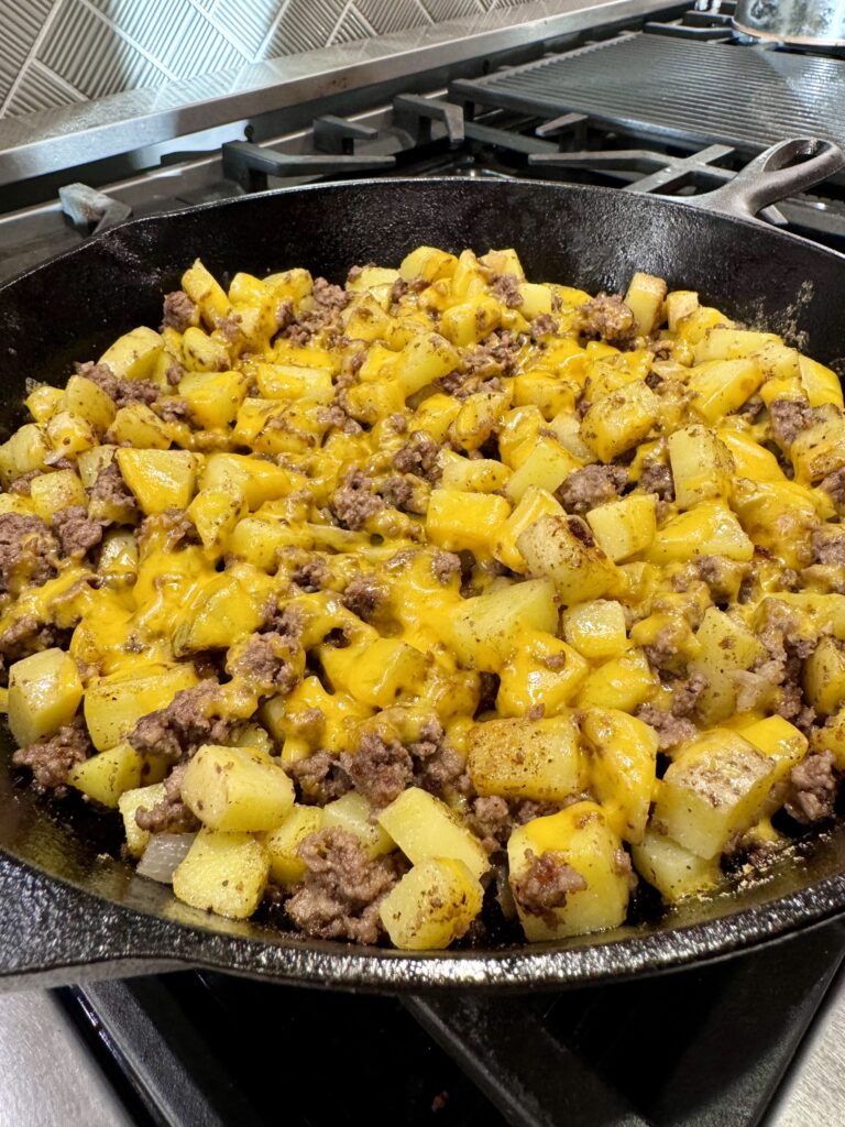 easy hamburger potato recipe