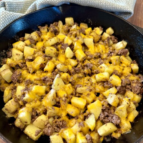 hamburger potato skillet