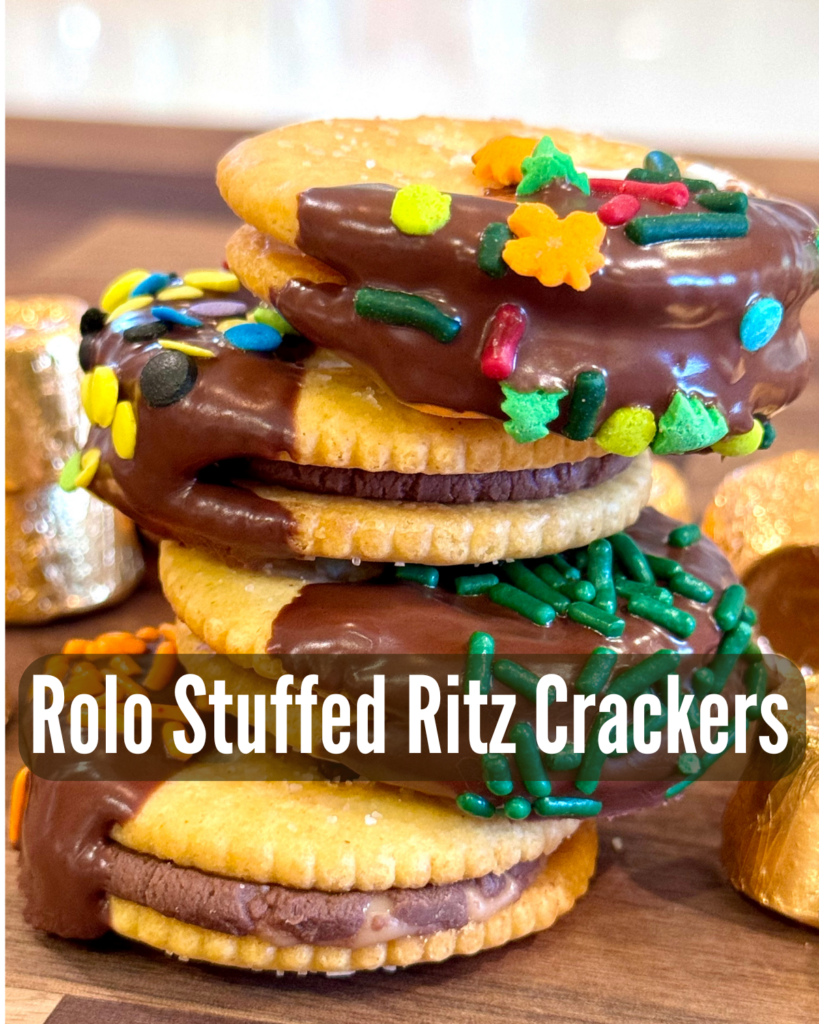 Rolo Stuffed Ritz Crackers